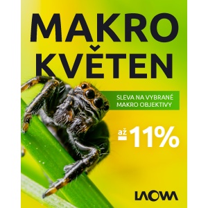 Laowa - Makro květen (Platí&nbspo&nbsp1.5.&nbspdo&nbsp31.5.2026)