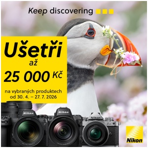 Ušetři s Nikonem - Léto (Platí&nbspod&nbsp30.4.&nbspdo&nbsp27.7.2026)
