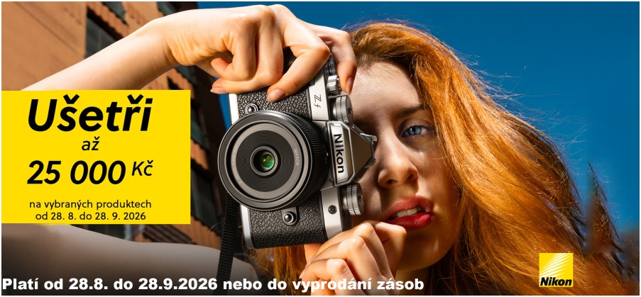 NIKON - OFF-PEAK PROMO (Platí&nbspod&nbsp28.8.&nbspdo&nbsp28.9.2026)