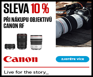 Sleva při nákupu objektivů Canon RF (platí&nbspdo&nbsp30.6.2022)
