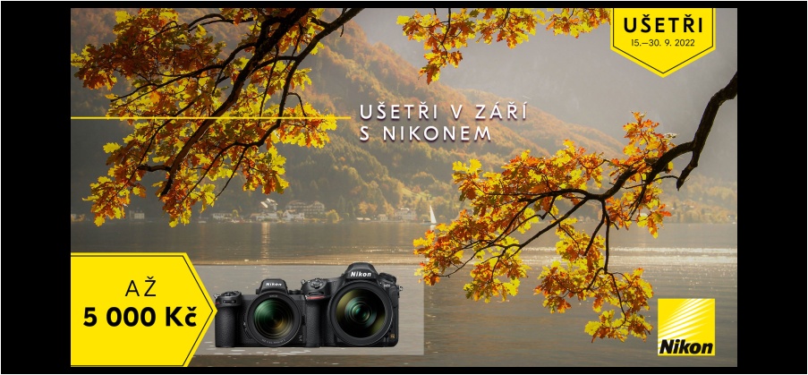 Speciální akce na Nikon produkty (15.9 - 30.9)