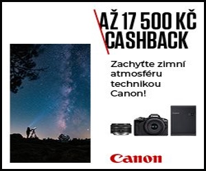 ZIMNÍ CASHBACK na vybrané produkty Canon (Platí&nbspod&nbsp16.10.2023&nbsp-&nbsp31.1.2024)