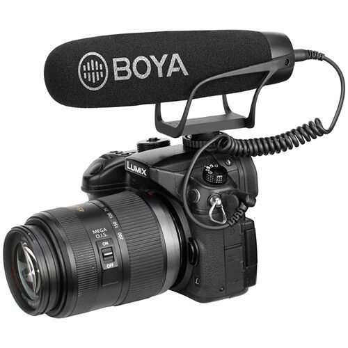 Boya BY-BM2021 Wired on-camera shotgun 