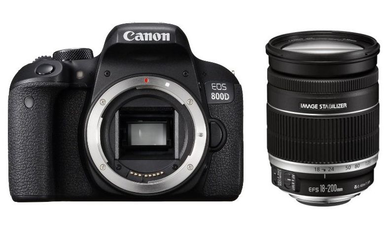 Canon EOS 800D + 18-200 mm