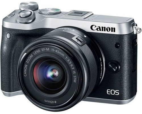 Canon EOS M6 Body Silver + EF-M 15-45 IS STM