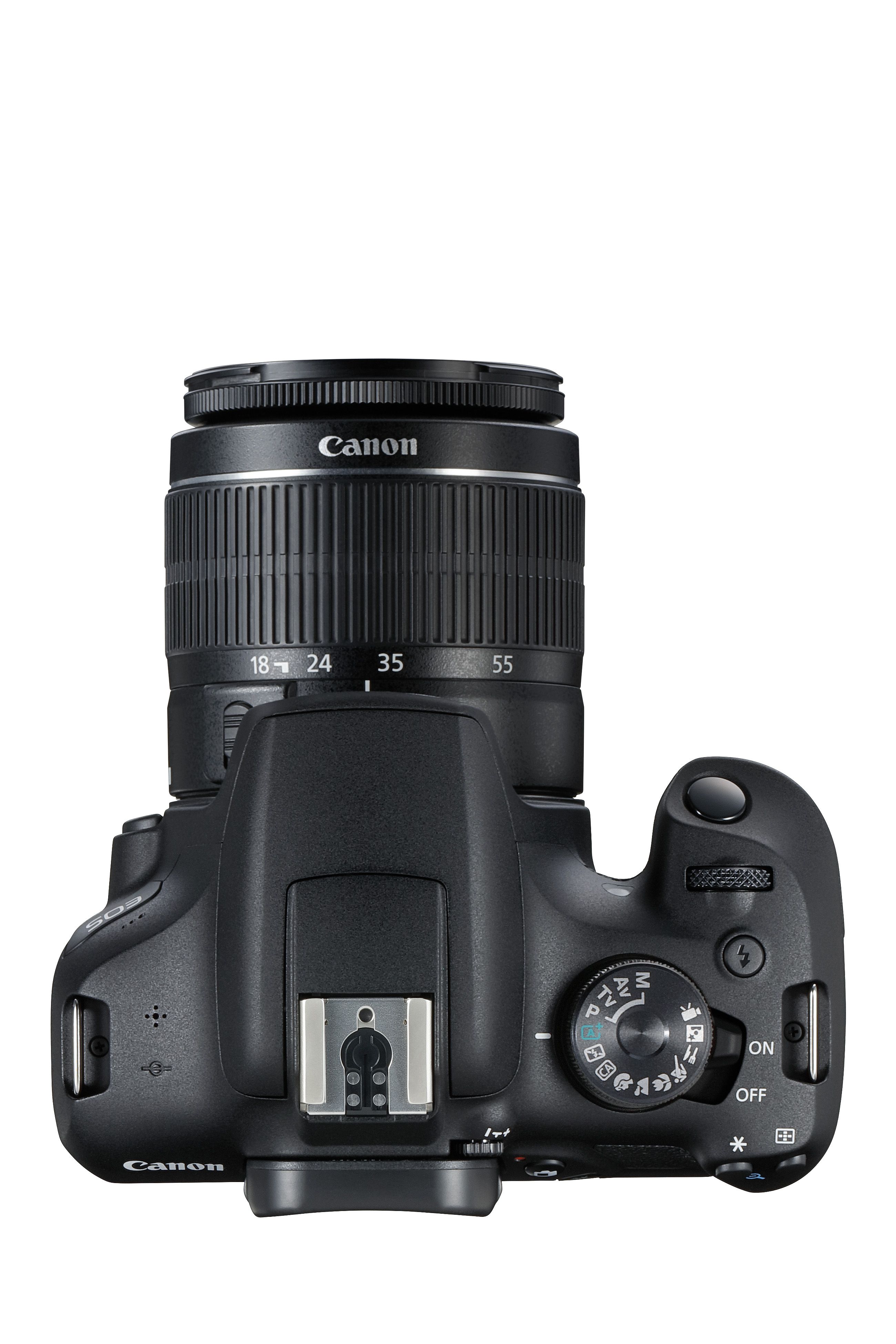 Canon EOS 2000D + 18-55 IS + LP-E10 