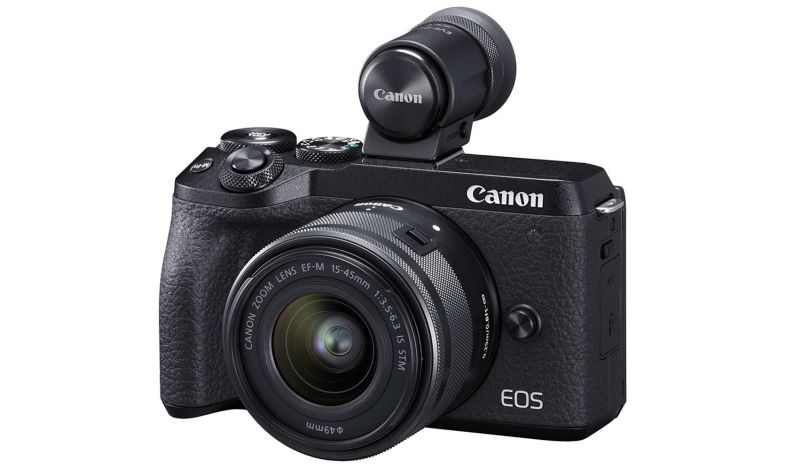 Canon EOS M6 Mark II + EF-M 15-45 mm f/3.5-6.3 IS STM + hledáček EVF