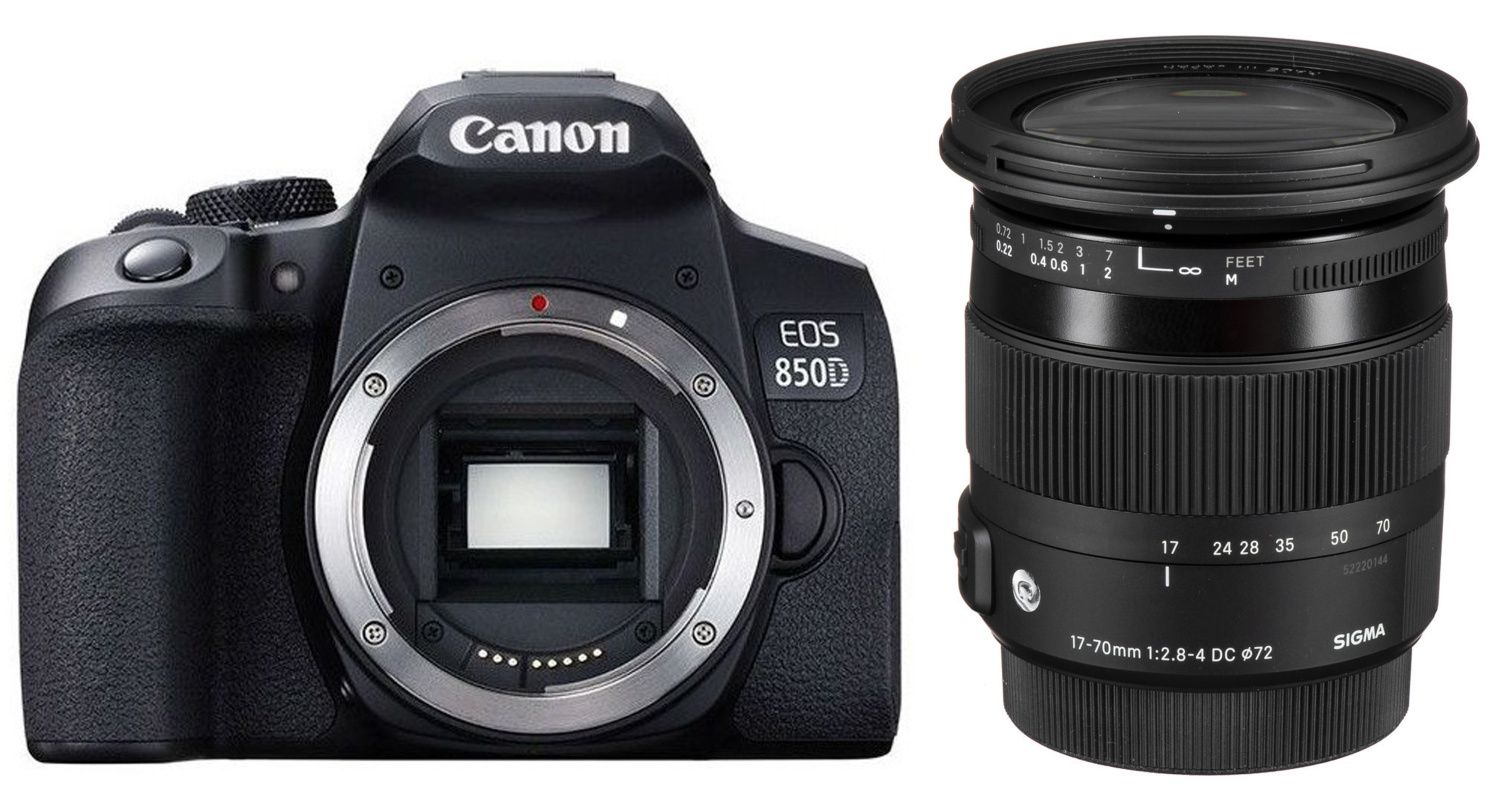 Canon EOS 850D + Sigma 17-70mm