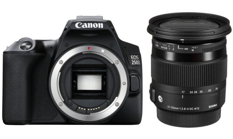 Canon EOS 250D + Sigma 17-70mm