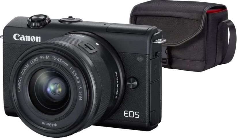 Canon EOS M200 + EF-M 15-45 IS STM - černý - Value Up Kit