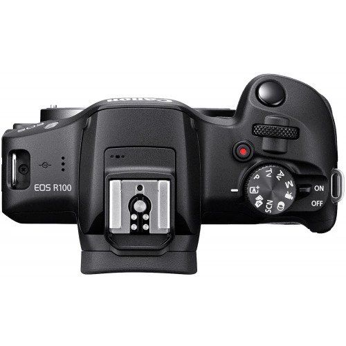 Canon EOS R100 + RF-S 18-45 + RF-S 55-210 