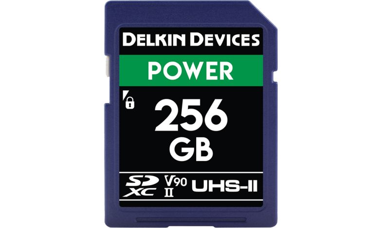 Delkin SD Power 2000X UHS-II U3 (V90) R300/W250 256GB