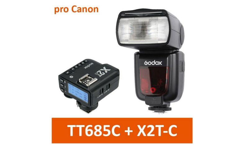 Godox TT685C II + X2T C pro Canon