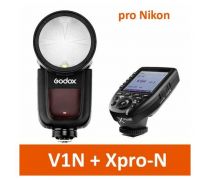 Godox V1N pro Nikon + Xpro-N řídící jednotka - obrázek