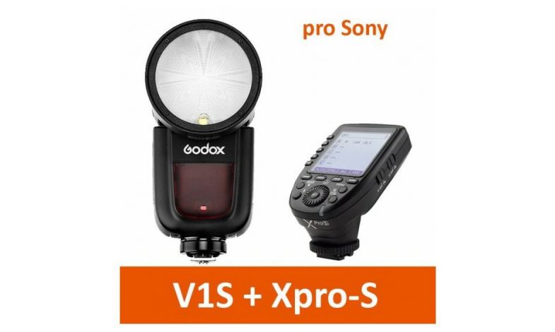 Godox V1S pro Sony + Xpro-S řídící jednotka