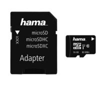 Hama microSDHC 16 GB Class 10 UHS-I 80 MB/s + Adapter/Mobile - obrázek