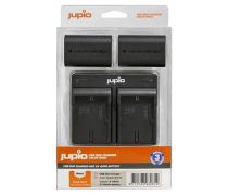 Jupio USB duo charger + 2x Jupio LP-E6NH - obrázek
