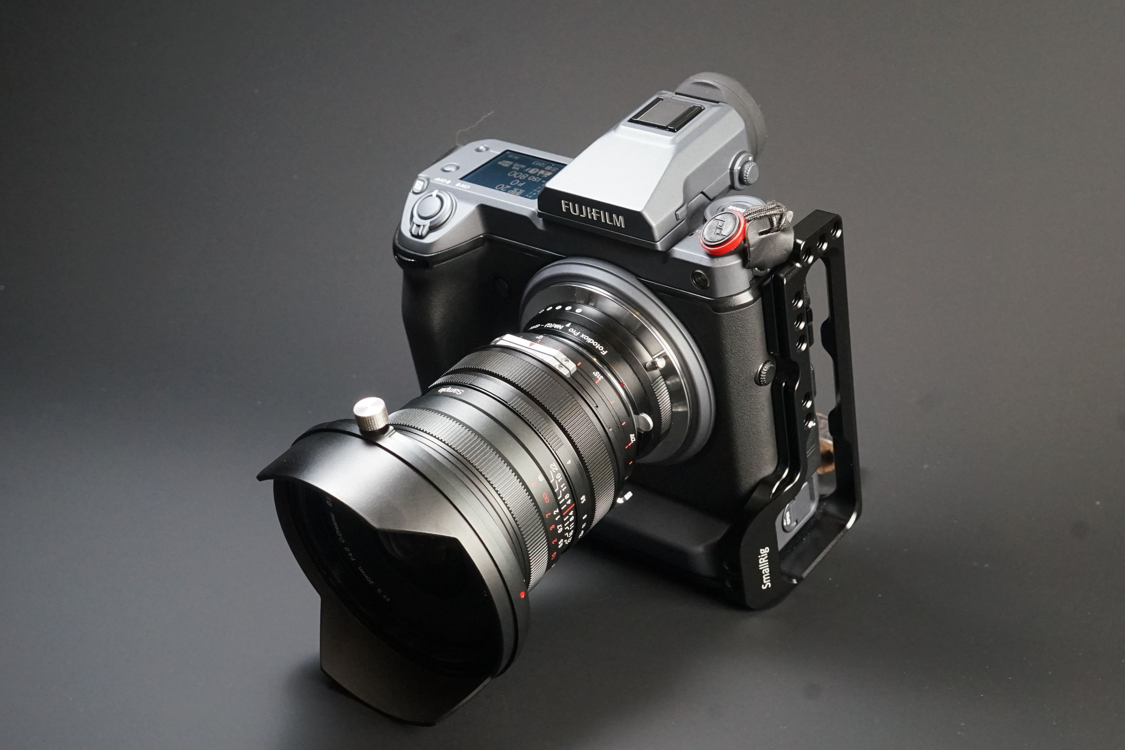 Laowa 20mm f/4 Zero-D Shift pro Fuji GFX 