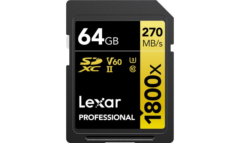 Lexar Pro 1800x SDXC 64GB UHS-II U3(V90) R280/W210