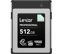 Lexar Pro CFexpress PRO Diamond Typ B 1900/1700 512GB - obrázek