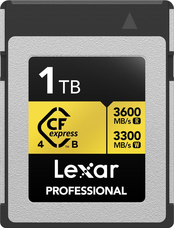 Lexar CFexpress 4.0 Pro Gold R3600/W3300 1TB