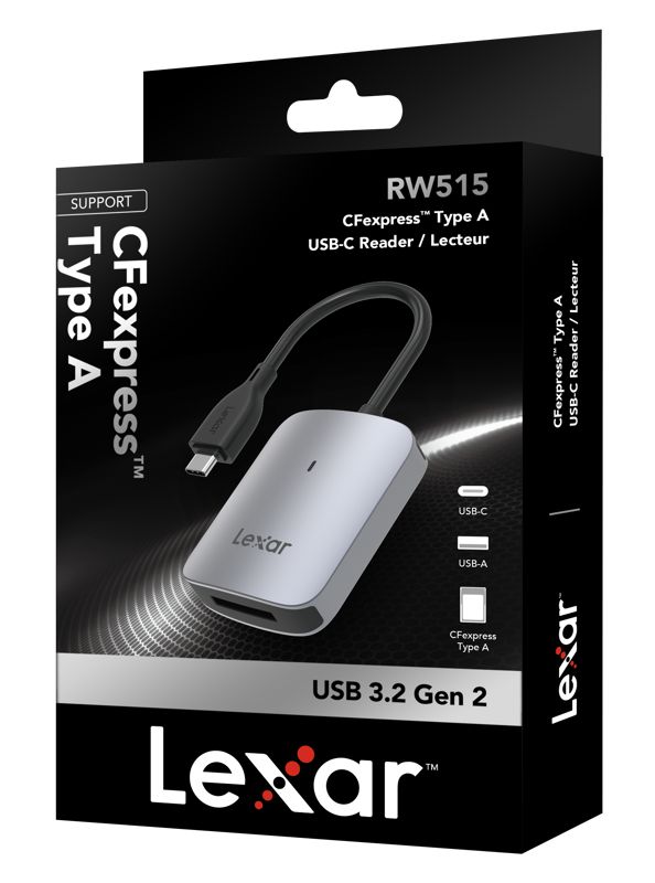 Lexar CFexpress Type A USB-C Reader (LRW515U) USB 3.2 Gen 2