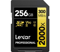 Lexar Pro 2000x SDXC 256GB UHS-II U3(V90) R300/W260 - obrázek