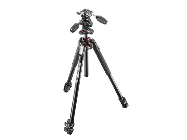 Manfrotto MK190XPRO3-3W, SET stativu řady 190 a třícestné hlavy MHXPRO-3W, hliníkový třísekční