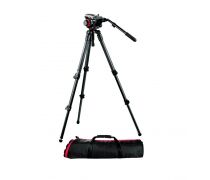 Manfrotto 504HD,535K, set videohlavy 504HD a videostativu 535 včetně pouzdra - obrázek