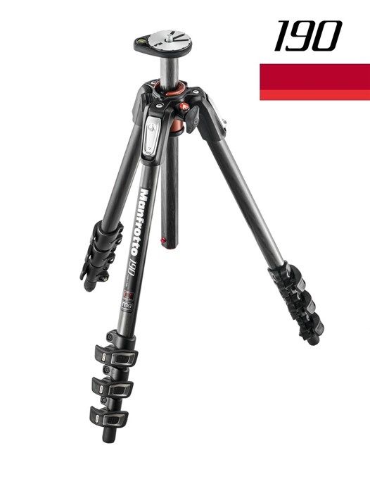 Manfrotto MT190CXPRO4, stativ 190 karbonový čtyřsekční