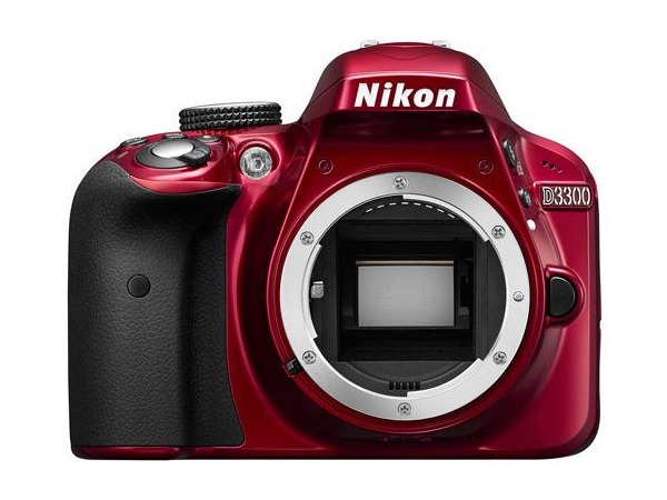 Nikon D3300 tělo červený