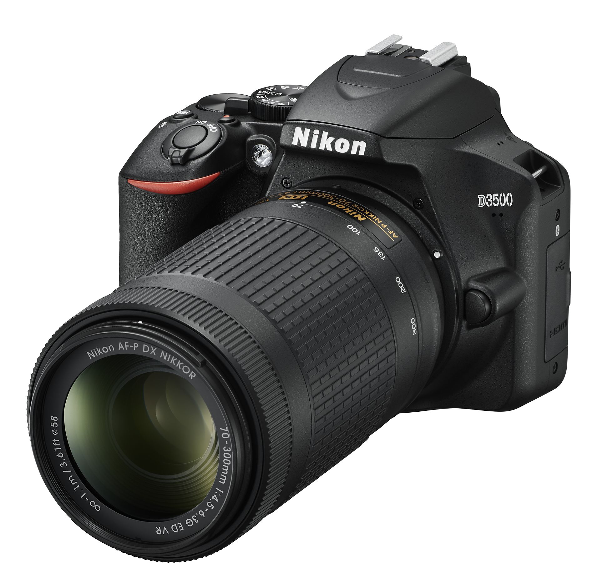 Nikon D3500 + 18-55mm AF-P VR + 70-300mm AF-P VR 