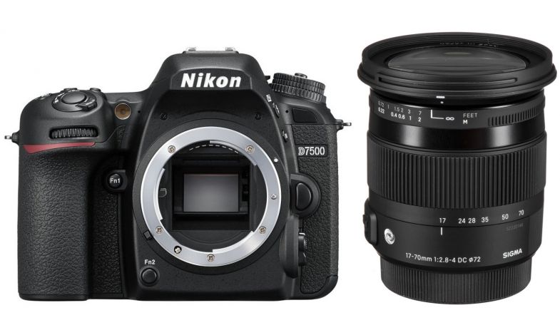 Nikon D7500 + Sigma 17-70mm
