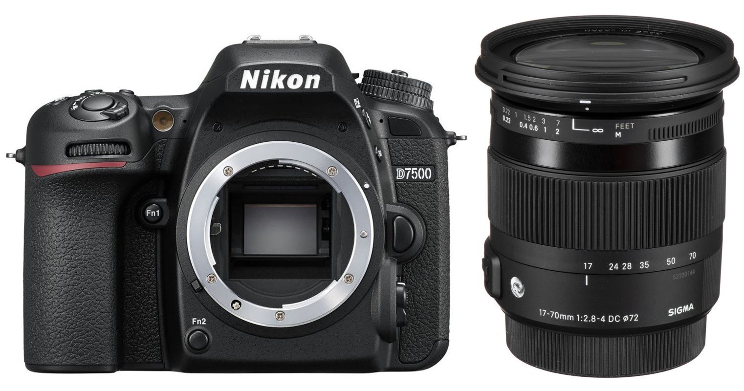 Nikon D7500 + Sigma 17-70mm