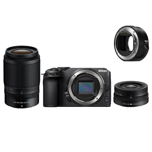 Nikon Z30 + 16-50 mm + 50-250 mm + FTZ II