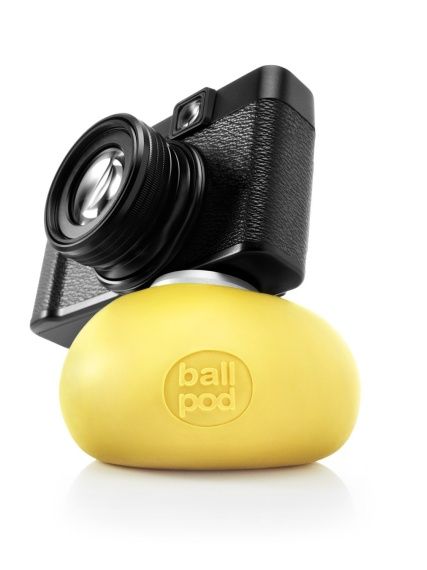 BallPod stativový balónek 8cm, žlutá