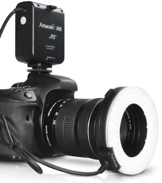 Aputure Amaran Halo AHL-HN100 - LED kruhové makro-světlo/blesk (Nikon)