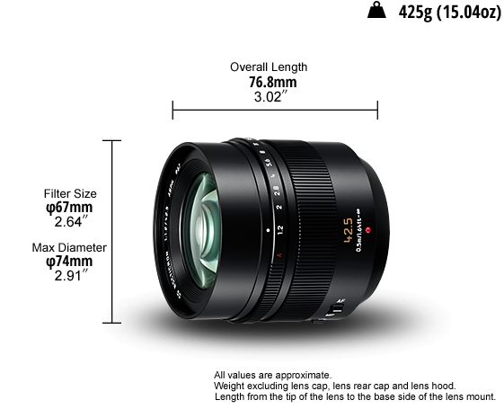 Panasonic Leica DG Nocticron 42,5mm f/1,2 ASPH. Power O.I.S 