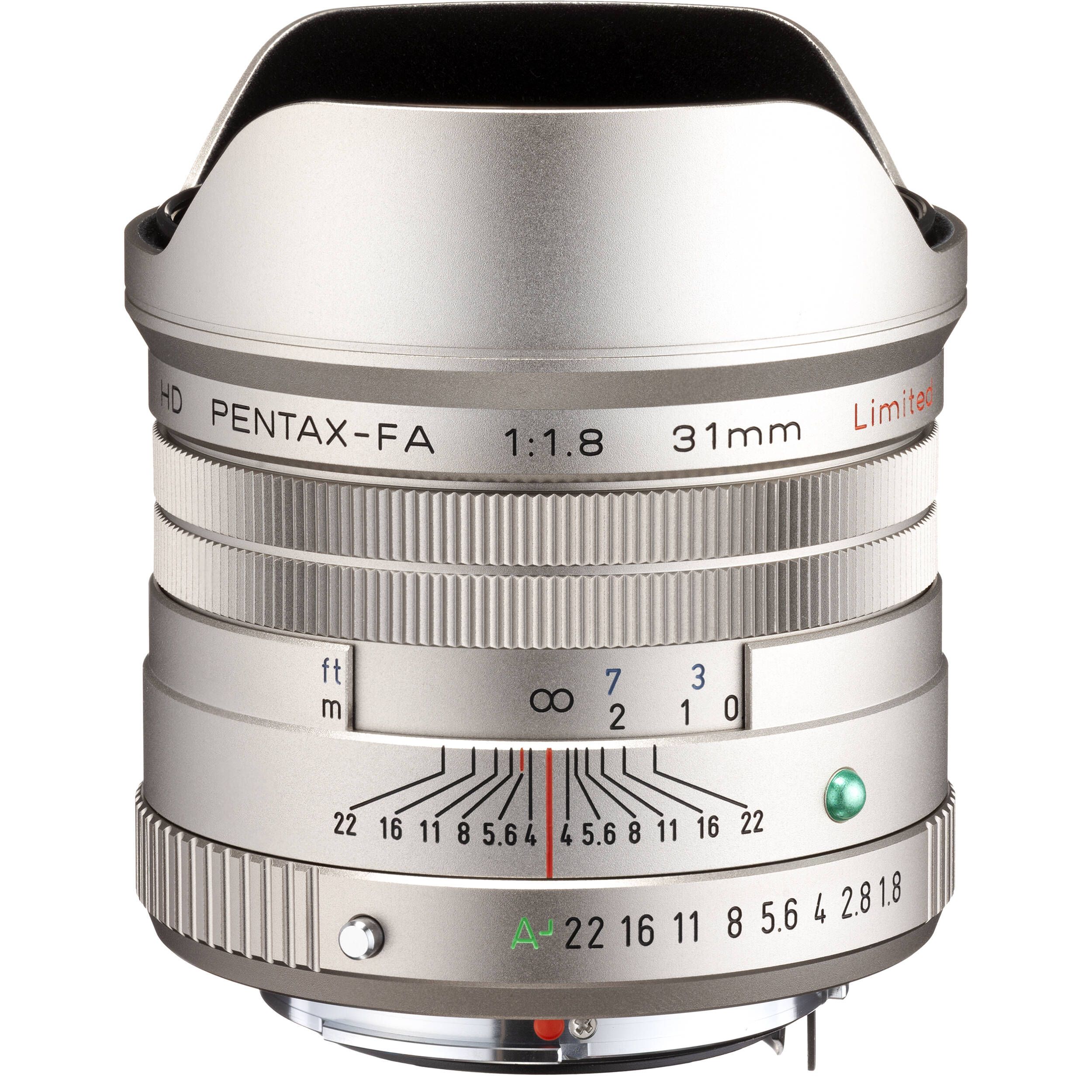 Pentax FA 31mm f/1,8 Ltd. SMC stříbrná