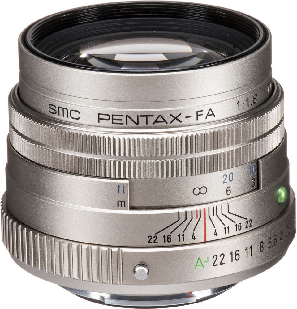 Pentax FA 77mm f/1,8 Ltd. SMC stříbrná
