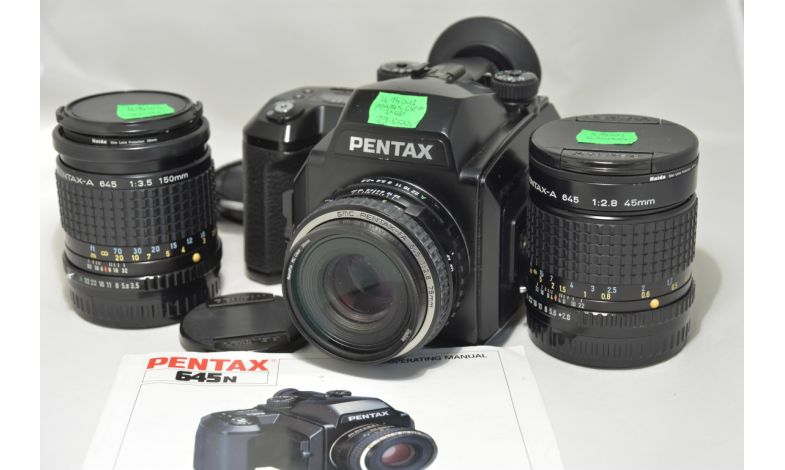 K 14003 PENTAX 645N + 75/2,8 + 45/2,8 + 150/3,5