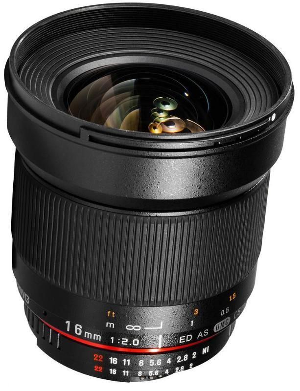 Samyang 16mm f/2,0 ED AS UMC CS pro Canon