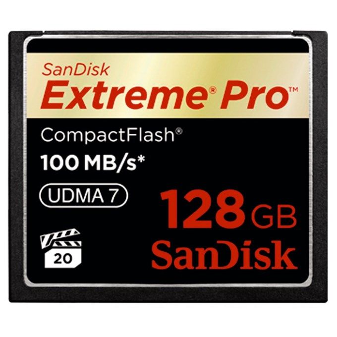 SanDisk Extreme Pro CF 128 GB 100 MB/s UDMA 7