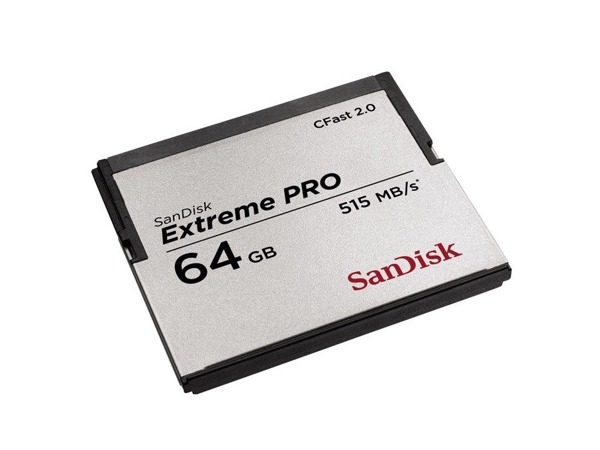 SanDisk Extreme Pro CFAST 2.0 64 GB 515 MB/s