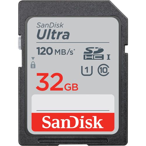 Sandisk Ultra SDHC 32GB 120MB/s Class 10 UHS-I