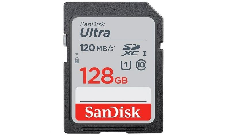 Sandisk Ultra SDXC 128GB 120MB/s Class 10 UHS-I