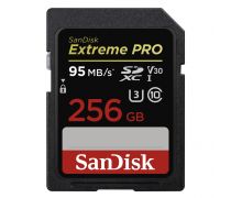 SanDisk Extreme Pro SDXC 256GB 95MB/s class 10 UHS-I U3 V30 - obrázek