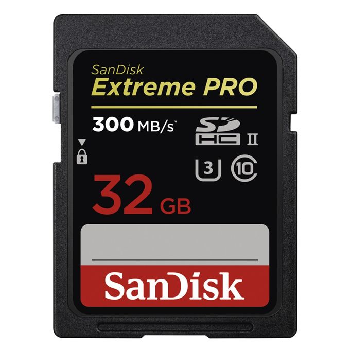 SanDisk Extreme Pro SDHC 32GB 300MB/s UHS-II