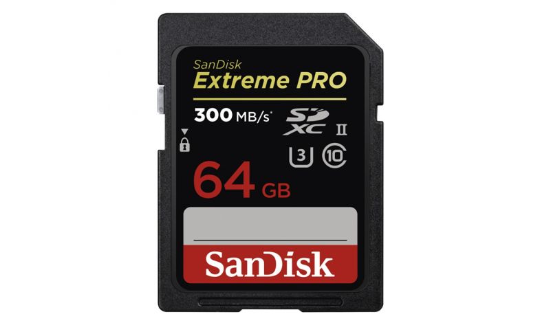SanDisk Extreme Pro SDXC 64GB 300MB/s UHS-II