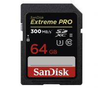 SanDisk Extreme Pro SDXC 64GB 300MB/s UHS-II - obrázek
